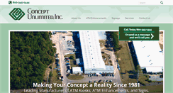 Desktop Screenshot of conceptunlimited.com